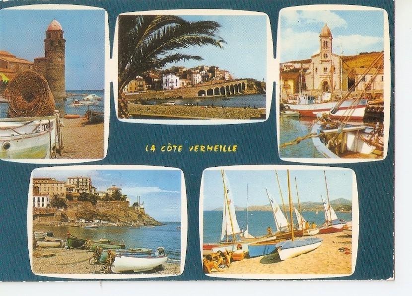 Postal 032997 : La Cote Vermeille (P.O.) et ses tres beilles plages