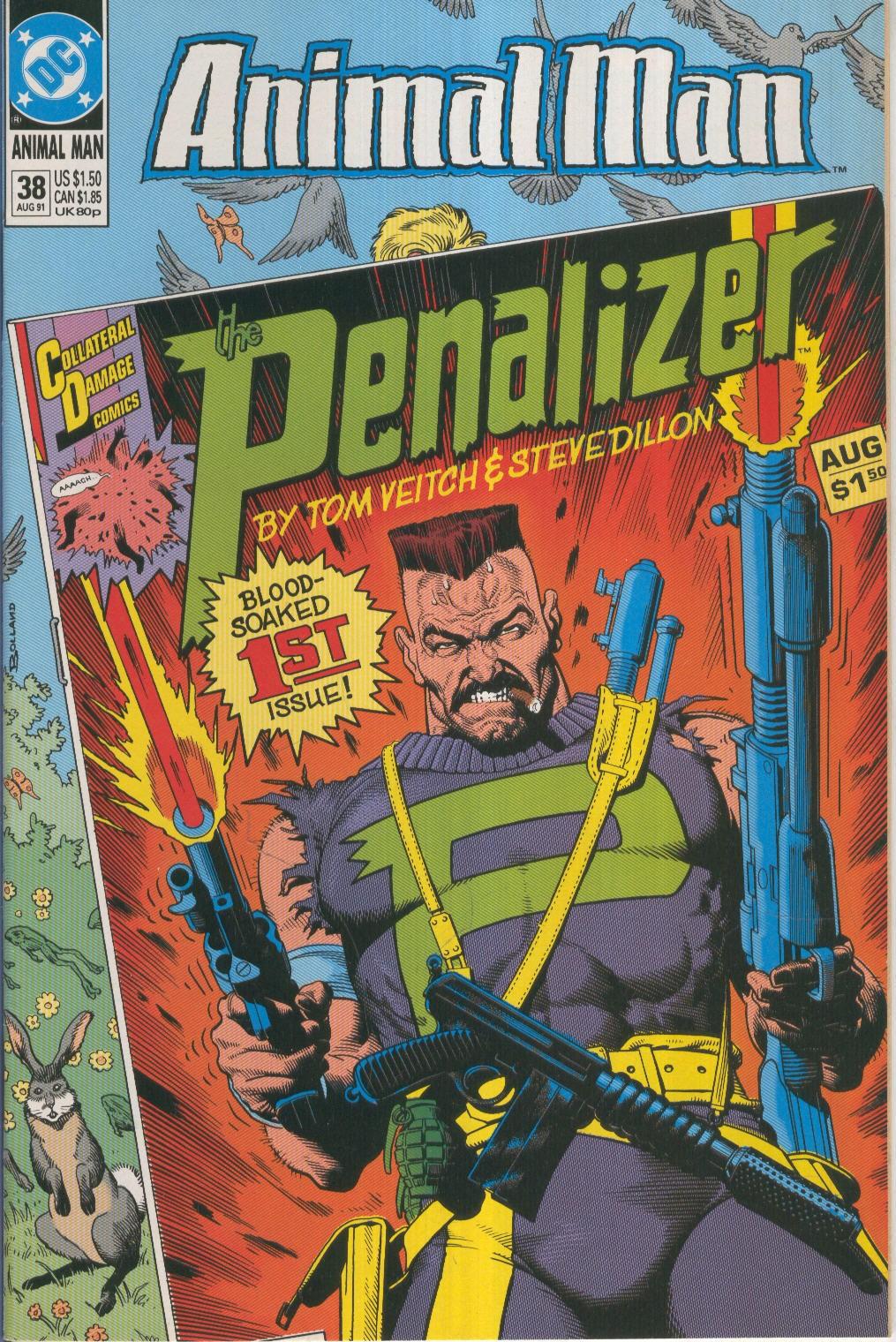 ANIMAL MAN Vol.1 numero 38 (numerado 02 en trasera): The Penalizer