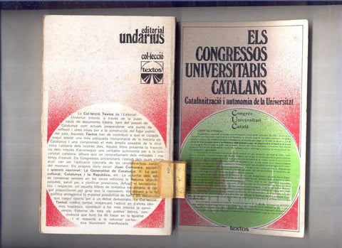 Els congressos universitaris catalans (suelta las dos ultimas pagina)