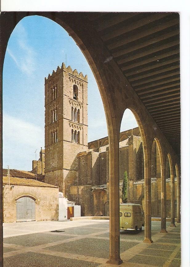 Postal 041774 : Castello de Ampurias (Gerona). Iglesia Romanicogotica. Siglos XIII y XIV. Campanario