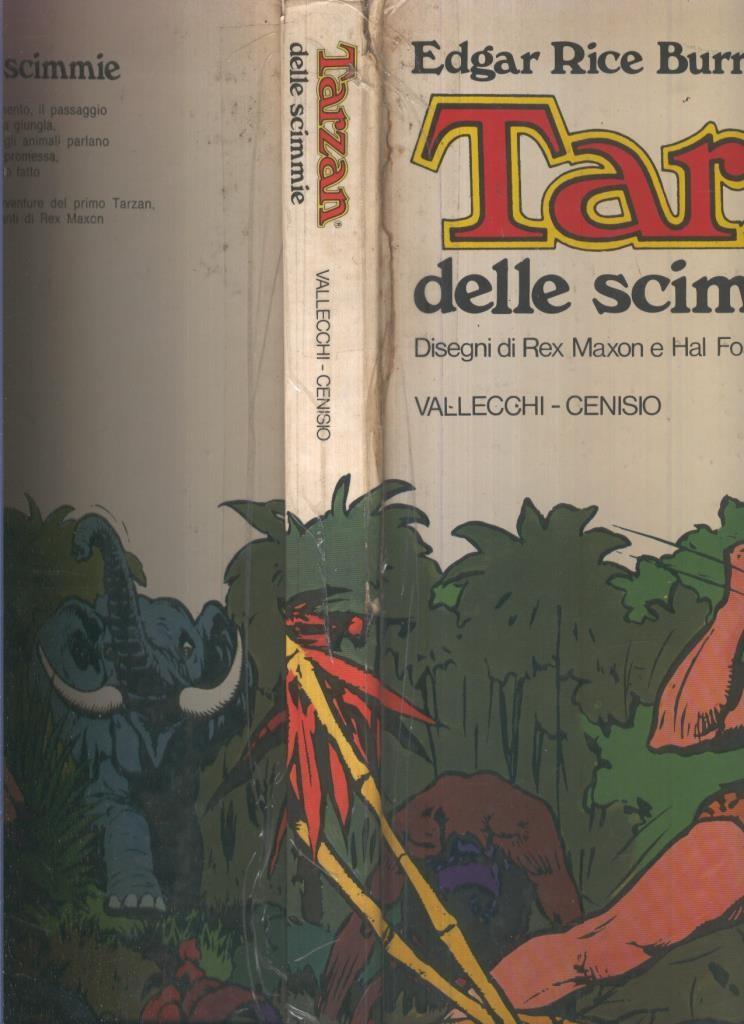 Tarzan delle scimmie, tiras dominicales de Rex Maxon y Hal Foster, CUBIERTA ESTROPEADA