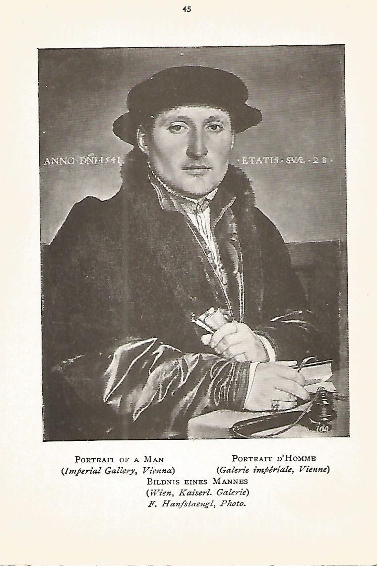 Lamina 084: HOLBEIN. Retrato de hombre