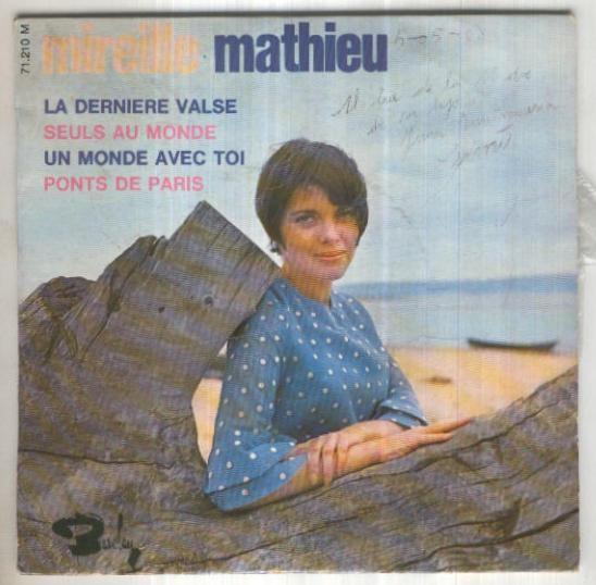 Disco 45 r.p.m: MIREILLE MATHIEU - La Deniere Valse (Barclay)