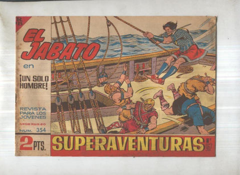Bruguera: El Jabato numero 354: Un solo hombre