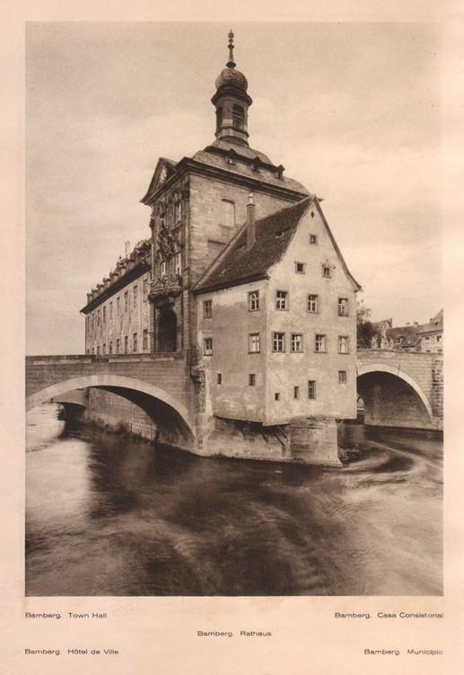 Lamina/Foto KURT HIELSCHE Deuschtland No. 066: BAMBERG. TOWN HALL