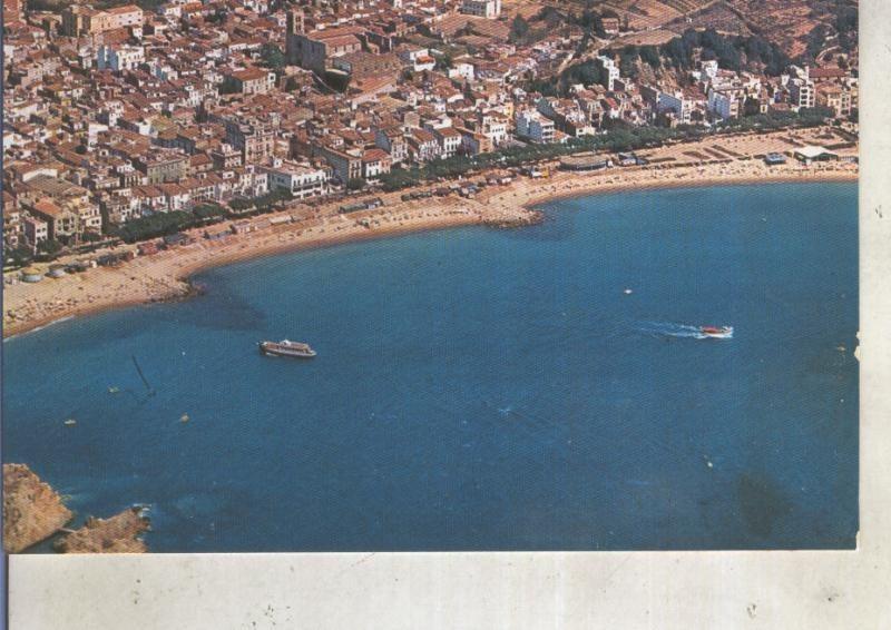 Postal 013124: Vista aera de Blanes, Gerona
