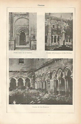 LAMINA ESPASA 7555: Catedral de Orense
