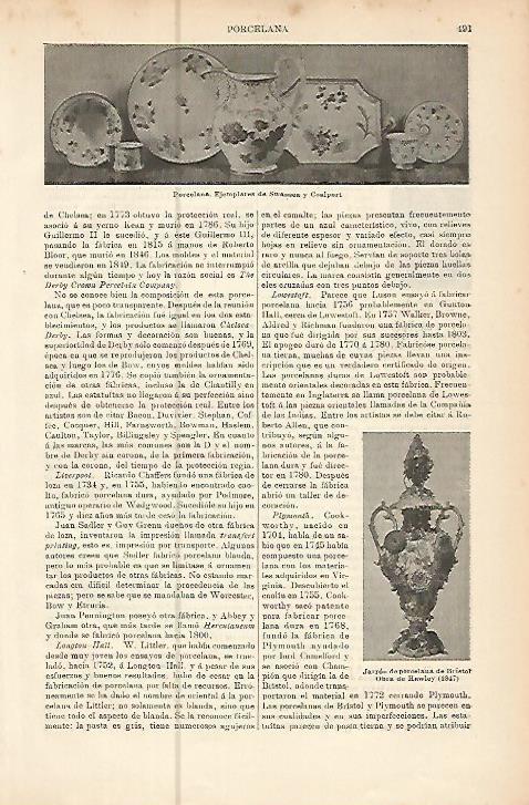 LAMINA ESPASA 10529: Porcelana de Swansea