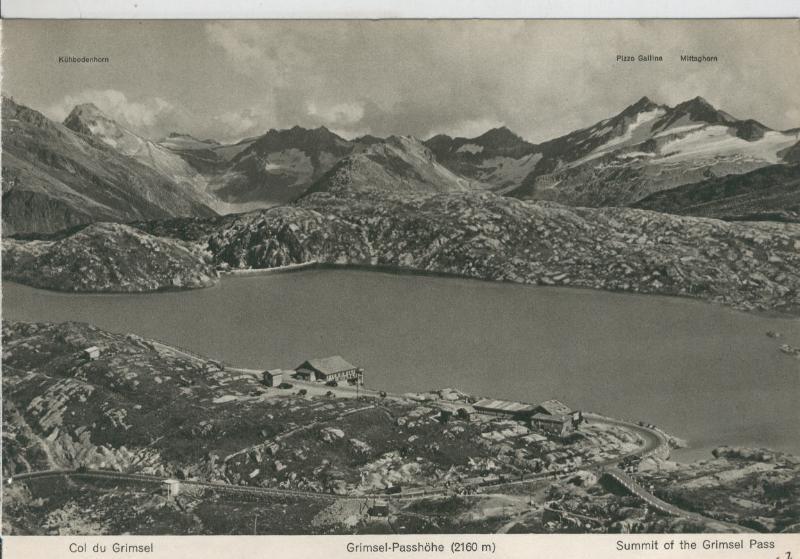 Susten-Gotthard-Furka-Grimsel: Grimsel Passhohe