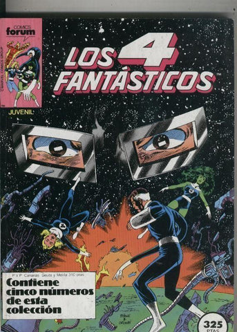Los 4 Fantasticos volumen 1 retapado 051 al 055