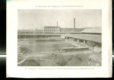 Fomento de Obras y Construcciones lamina 039/040: Barcelona