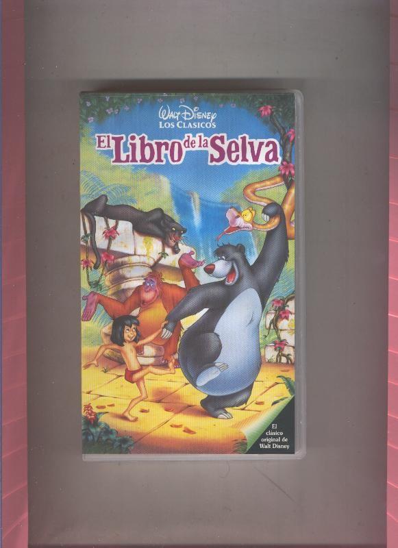 Video VHS: Walt Disney Los Clasicos: El libro de la selva