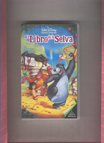 Video VHS: Walt Disney Los Clasicos: El libro de la selva