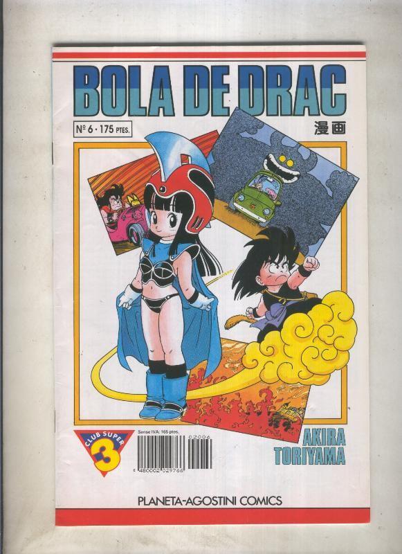 Bola de Drac serie blanca numero 006 (numerado 1 en trasera)