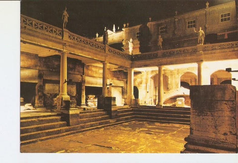 Postal 021211 : The great Roman Bath