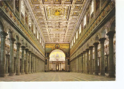 Postal 021537 : Nave Central basilica of St. Paul