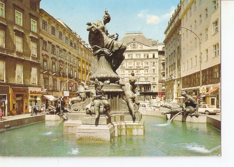 Postal 036754 : Wien. Fontaine Raphael Donner au Marche Nouveau