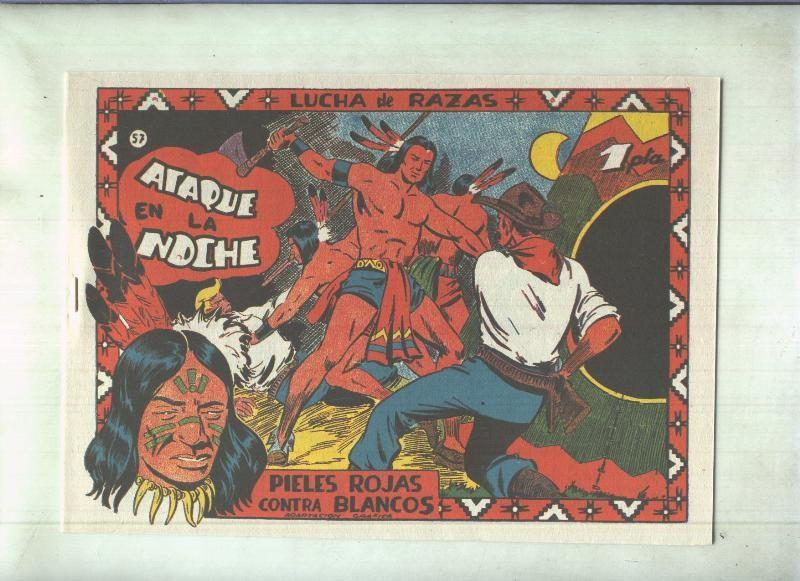 Facsimil: Lucha de Razas numero 57: Ataque en la noche