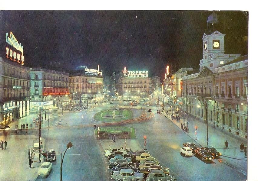 Postal 040486 : Madrid. Puesta del Sol