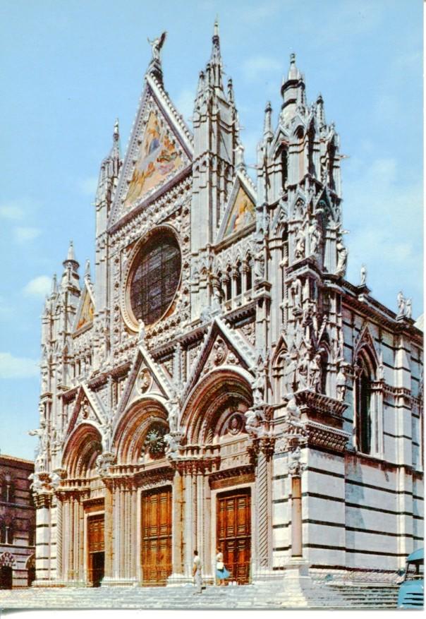 Postal 016683: SIENA - Front of the Cathedral of Siena