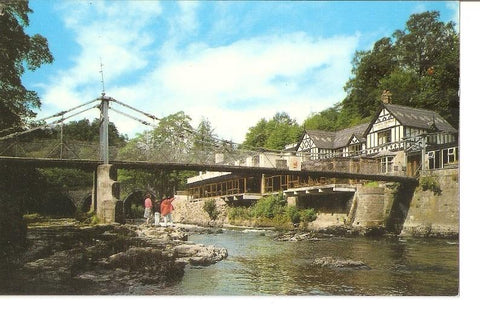 Postal 042718 : The Chain Bridge Llangollen