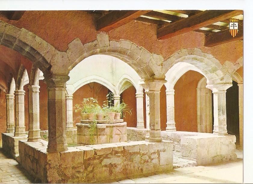 Postal 042861 : Costa Dorada. Tarragona. Monasterio de Santes Creus. Patio del Palacio del Abad