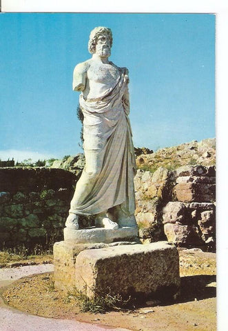 Postal 044566 : Ampurias (Costa Brava). Estatua de Esculapio