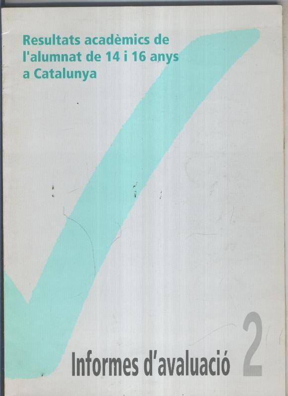 Resultats academics de l alumnat de 14 i 16 anys a Catalunya