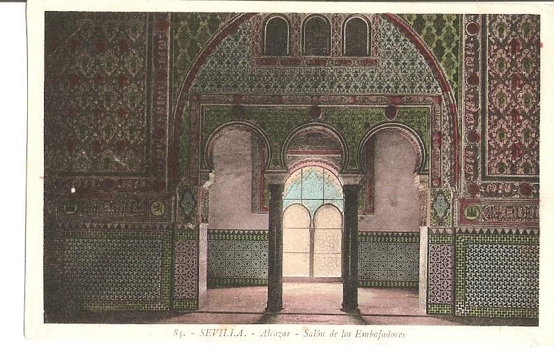 Postal 028832 : Sevilla. Alcazar - Salon de los Embajadores