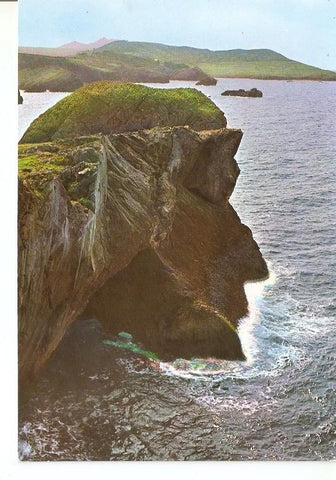 Postal 049713 : Celorio (Llanes). Perfil de Cristo (Roca natural)