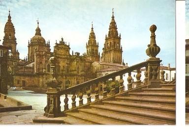 Postal 048021 : Santiago de Compostela. Catedral Fachada de la Azabacheria