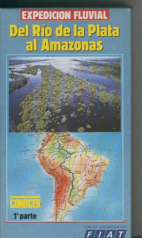 Pelicula VHS: Expedicion fluvial Del rio de la Plata al Amazonas, conocer, 1a parte