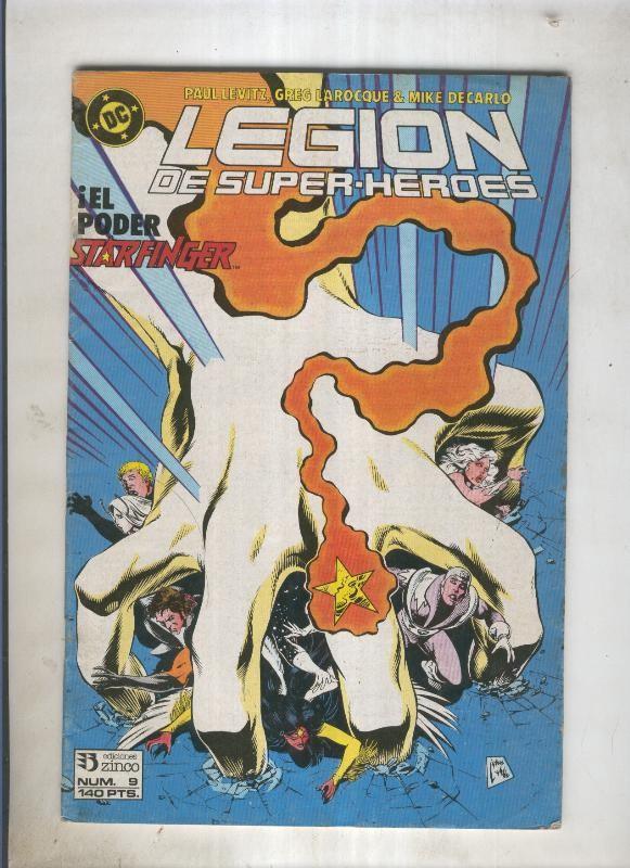 Legion de Superheroes numero 09 (numerado 1 en trasera)