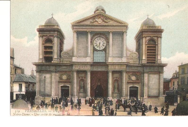 Postal 026490 : Versailles - LEglise de Notre-Dame
