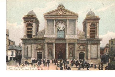 Postal 026490 : Versailles - LEglise de Notre-Dame