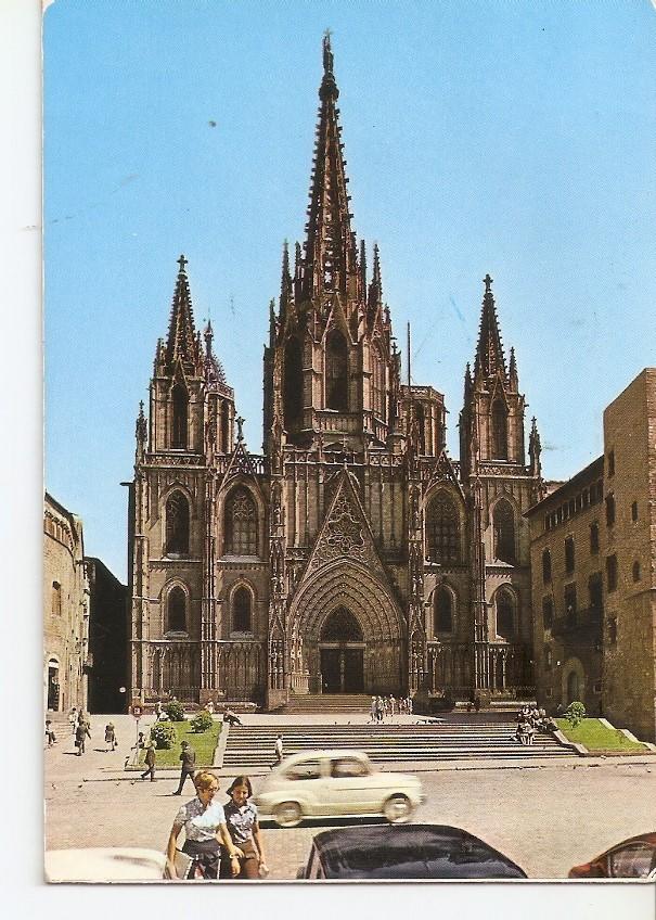 Postal 033195 : Barcelona. La catedral
