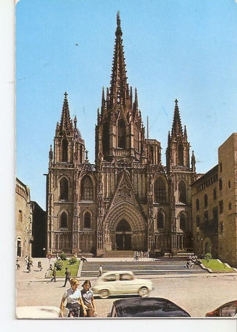 Postal 033195 : Barcelona. La catedral