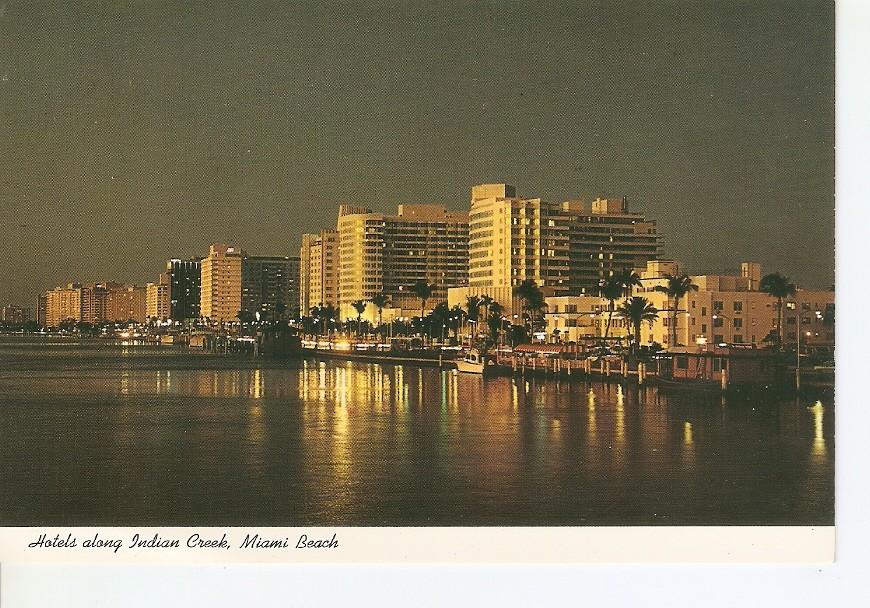 Postal 033520 : Hotels along Indian Creek Miami Beach