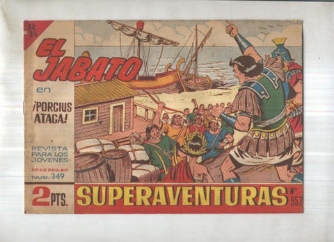 Bruguera: El Jabato numero 349: Porcius ataca