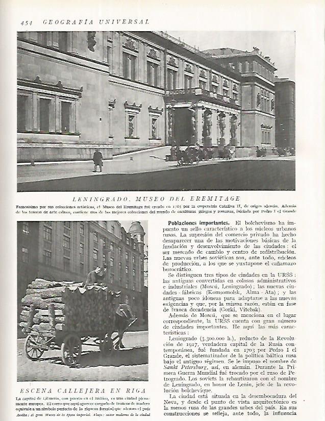 LAMINA 3281: URSS. Museo del Eremitage. Escena callejera de Riga