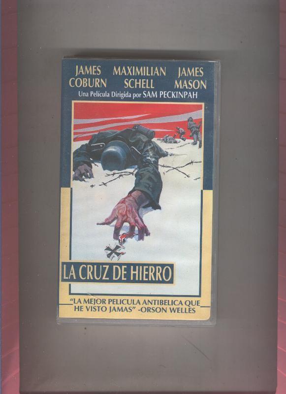 Video VHS: La cruz de hierro (James Coburn-James Mason)