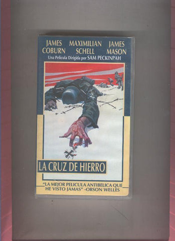 Video VHS: La cruz de hierro (James Coburn-James Mason)