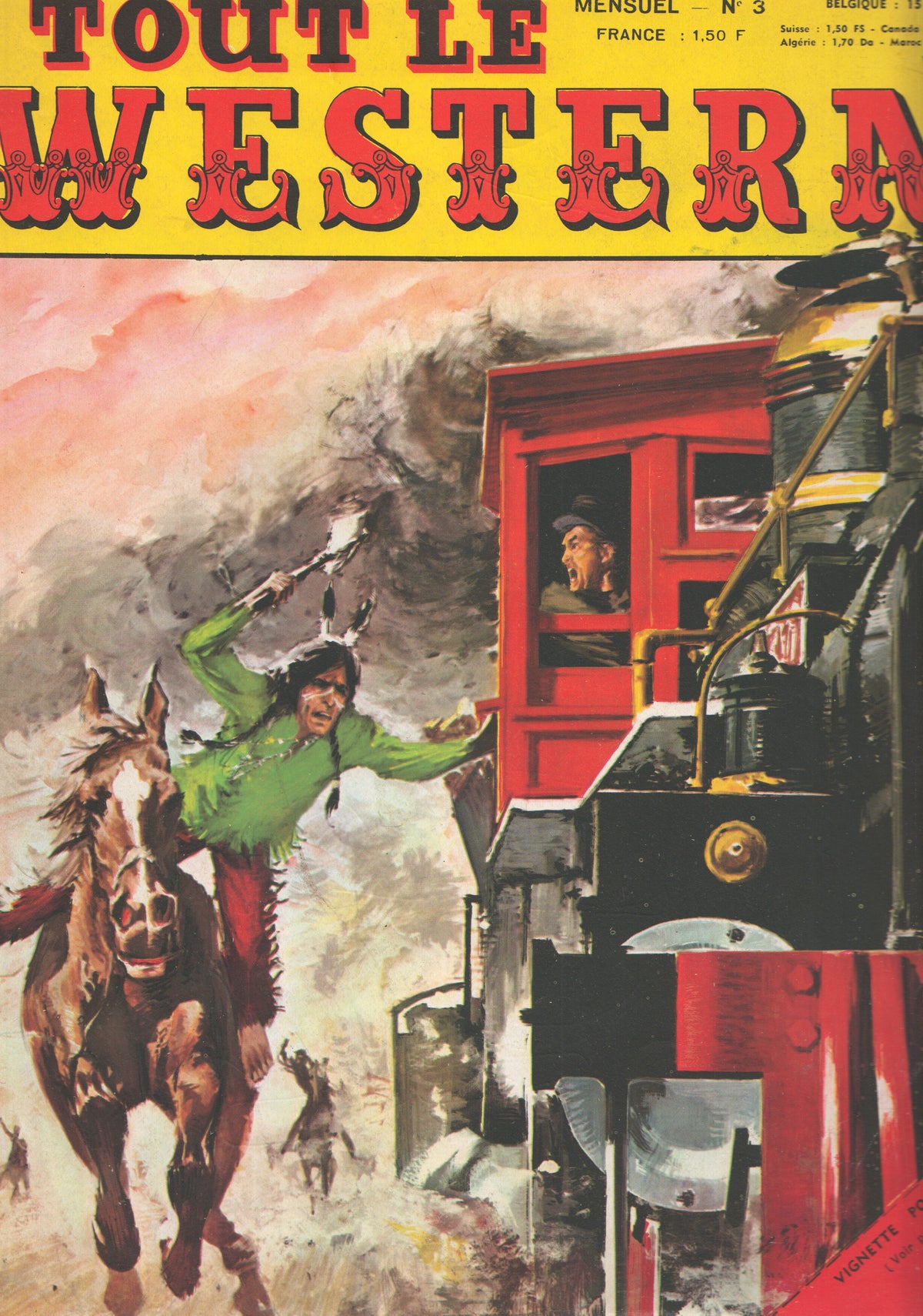 TOUT LE WESTERN Mensuel - L,Encyclopedie de l,Ouest, Numero 03: Le Langage Maneuel des Indiens (15-09-66)