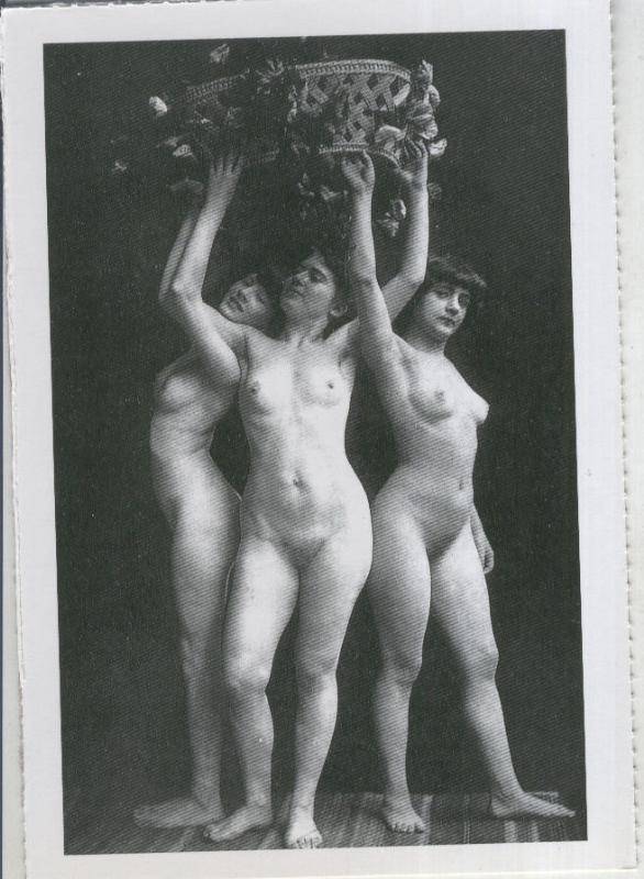 Postal 015718: Desnudos Elegantes año 1900, modelo 24