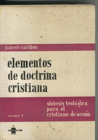Elementos de Doctrina Cristiana Tomo I