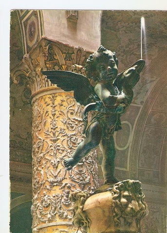 Postal 033687 : Firenze. Palazio Vecchio Court-yard - Childs figure by Verrocchio