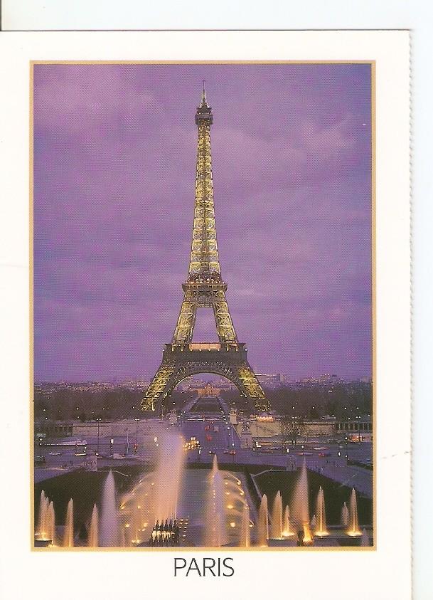 Postal 034093 : Paris. La Torre Eiffel