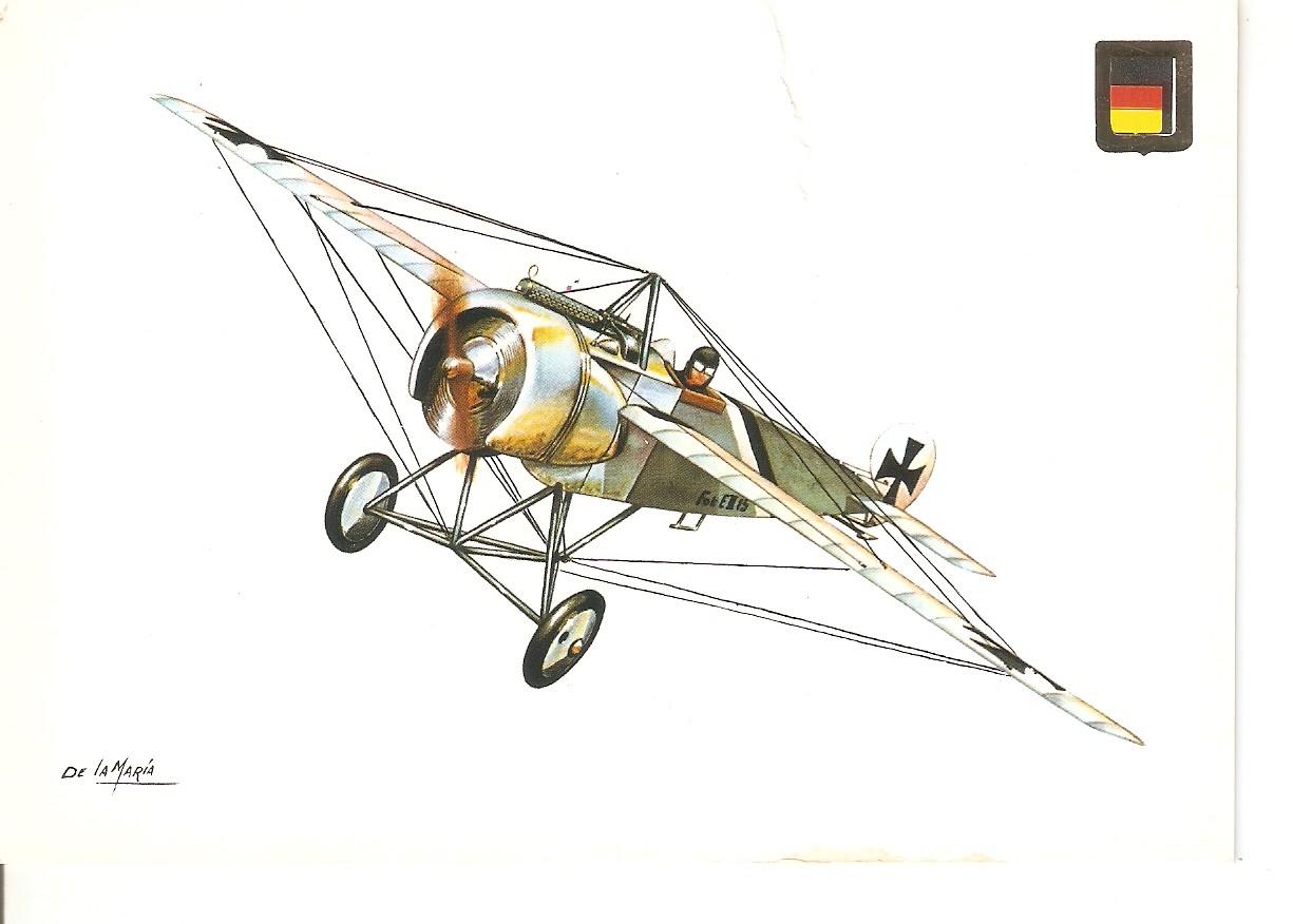 Postal 038285 : Historia de la Aviacion. Fokker E-III