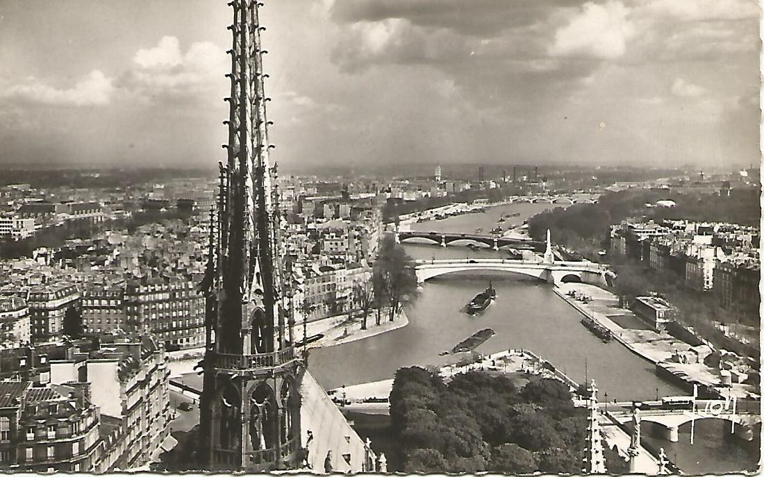 Postal 51152: PARIS - Vista aerea