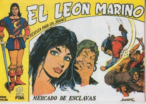 El Leon Marino facsimil numero 18: Mercado de esclavas